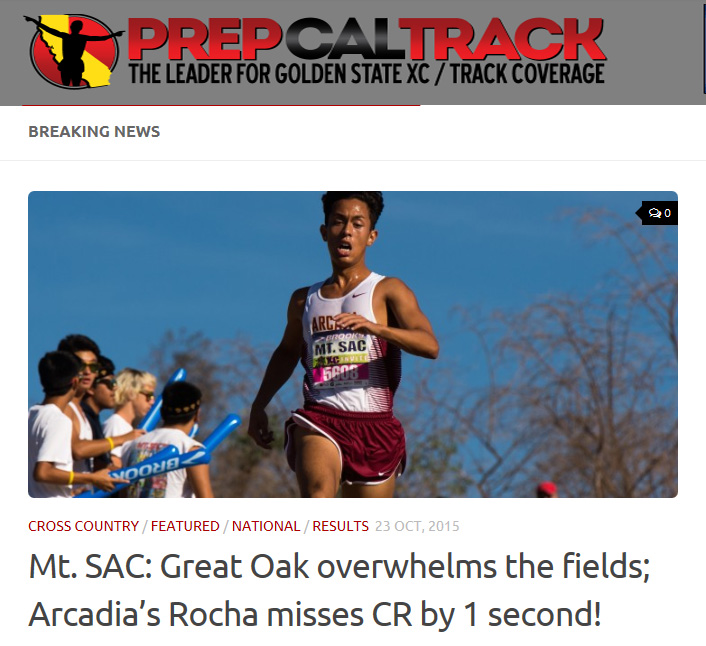 2015-10-24 - PrepCalTrack Article for Mt SAC Invite