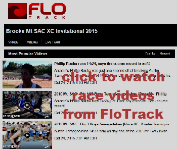 2015-10-24 - URL for FloTrack - FloTrack videos for Mt SAC Invite